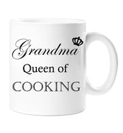 Grandma Mug Grandma Queen Of Cooking Mug Mothers Day Birthday Ceramic Gift Idea Cup