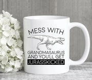 Grandma Mug  Grandmasaurus Jurasskicked  Grandma Gift  Grandma Birthday  New Grandma Mug  Grandmapasaurus Rex Mug  Mother39s Day Gift