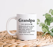 Grandpa Mug Gifts For Grandpa Grandfather Coffee Mug Grandpa Definition Funny Grandpa Gift Father39s Day Gift Grandfather Gift