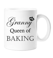 Granny Mug Granny Queen Of Baking Mug Mothers Day Birthday Ceramic Gift Idea Cup