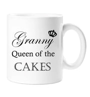 Granny Mug Granny Queen Of The Cakes Mug Ceramic Gift Idea Cup Mothers Day
