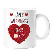 Happy Valentines Knob Jockey Mug cheeky mug Valentines day