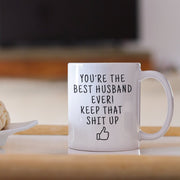 Husband gift funny husband gift fathers day gift from wife gift for husband best husband gift best husband mug husband coffee mug