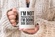 I39m Not Procrastinating I39m Doing Side Quests Mug Funny Nerd Mug Nerdy Gift Cute Geeky Coffee Mug Gamer Nerd Humor Gaming Cup