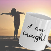 I Am Enough Mug Motivational Mug I am enough Gifts Yoga Mug Coffee Cup Self Love Gifts Affirmations Mug Quote Yoga Mug Inspirational  Quotes