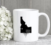Idaho Mug Idaho Gift Idaho Map Idaho Coffee Mug ID State Mug Idaho Roots Mug Love Idaho State of Idaho Roots