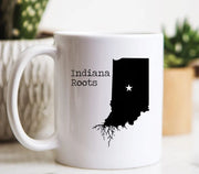 Indiana Mug Indiana Gift Indiana Map Indiana Coffee Mug IN State Mug Indiana Roots Mug Love Indiana State of Indiana Roots