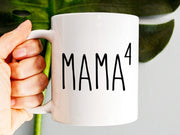 Mama Of Four Mug Mother Of Four Gift Funny Mom Mug New Mom Gift Mother39s Day Gift Pregnancy Announcement Mom Of 4 Four Kids