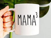 Mama Of Three Mug Mother Of Three Gift Funny Mom Mug New Mom Gift Mother39s Day Gift Pregnancy Announcement Mom Of 3 Three Kids