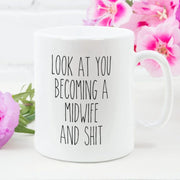 Midwife Mug Gift For Midwife Student Graduation Gift Thank You Gift Funny Gifts for Midwives Midwife Congratulation Gifts Student Mug