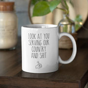 Military Gift Gift for Soldier Military mug Marine Mug Serving Country Gifts Gift for Marines Joining Military Gift Air Force Gifts