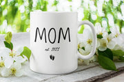 Mom Est 2021 Mug Coffee Mug for New Mom Mom-to-Be Gift New Mother Gift Idea Gift for New Mom