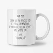 Mom Gifts From Daughter Mom Gift From Son Thanks Mom Gifts For Mom Mother39s Day Gift Funny Mom Mug Funny Mom Gift Dear Mom Mug