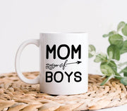 Mom of Boys Coffee Mug Mug For Mom Mom Gifts Mom Coffee Mug Unique Coffee Mug Mom Gift From Boys Cute Mom Mug Mother39s Day Gifts