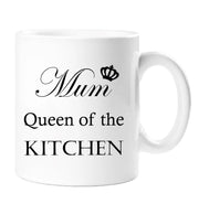 Mum Mug Mum Queen Of The Kitchen Mug Ceramic Gift Idea Cup Mothers Day