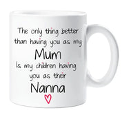 Mum Nanna Mug Ceramic Novelty Present Gift Mothers Day Cup Present