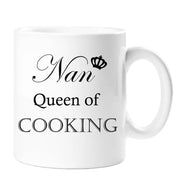 Nan Mug Nan Queen Of Cooking Mug Mothers Day Birthday Ceramic Gift Idea Cup