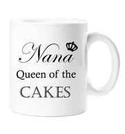 Nana Mug Nana Queen Of The Cakes Mug Ceramic Gift Idea Cup Mothers Day