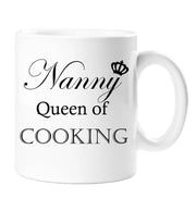Nanny Mug Nanny Queen Of Cooking Mug Mothers Day Birthday Ceramic Gift Idea Cup
