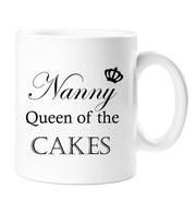 Nanny Mug Nanny Queen Of The Cakes Mug Ceramic Gift Idea Cup Mothers Day