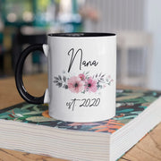 New Nana Gift Nana Est 2022 Nana Gift Pregnancy Announcement Baby Reveal Nana Gift Nana To Be Gift New Nana Coffee Mug Mothers Day Gift Idea