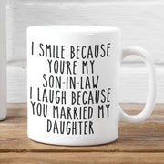 New Son-In-Law Mug Son In Law Gifts for Son in Law Coffee Mug Son-in-Law Birthday Present gfit for Daughter39s Husband