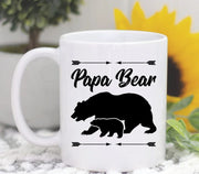 Papa Bear Gift Father39s Day Gift Papa Mug Papa Gift Dad Gift Dad Mug Papa Bear With Cub Gift From Children Father39s Day Mug