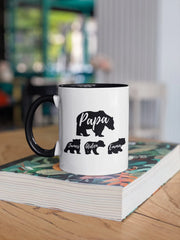 Papa Bear Mug Custom Names Mug Personalized Gift Dad Father39s Day Gift Dad Gift Idea Dad Gifts Kid Names Father Bear Christmas Gifts for Dad