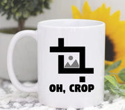 Photographer Mug Oh Crop Photographer Gift Camera Mug Camera Gift Photography Gift Photography Mug Photographer Coffee Mug