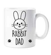 Rabbit Dad Mug Fathers Day Birthday Christmas Pet Present