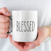 Rae-dunn Inspired Blessed Mug  Blessed Gifts  Blessed  Thanksgiving mug  Blessed Mug Gifts  Rae-dunn Mugs  Blessed Inspired Rae-dunn