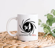 Real Estate Gift Funny Coffee Mug Licensed To Sell Real Estate Mug Estate Broker Coffee Mug Real Estate Agent Real Estate Coffee Mug