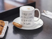 Sewing Gift for Sewers Sewing Mug Seamstress Gift for Her Sewing Gift Ideas Sewing Gift for Women Gift For Crafter Crafty Lady Gift