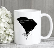South Carolina Mug South Carolina Gift South Carolina Map S Carolina Coffee Mug SC Roots State Mug Carolina Root Mug State of Carolina