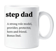 Step Dad Mug Step Dad Definition Fathers Day Gift Present Birthday Christmas