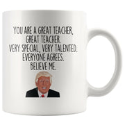 Teacher Gift Trump Teacher Mug Gift for Teacher Teacher Gift Idea Funny Gag Gift Teacher Mug Cup Teacher Christmas Teacher Coffee Mug