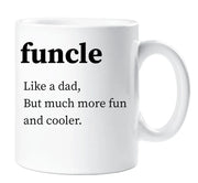 Uncle Mug Funcle Definition Gift Cup Present Birthday Christmas Fathers Day