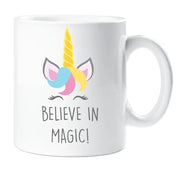 Unicorn Mug Believe In Magic Unicorn Mug Cup Gift Friend Birthday Present Daughter