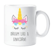 Unicorn Mug Dream Like A Unicorn Mug Cup Gift Friend Birthday Present Daughter