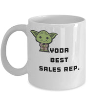 Yoda Best Sales Rep Mug Yoda best sales rep sales rep mug gift for sales rep sales person gift  appreciation  gift